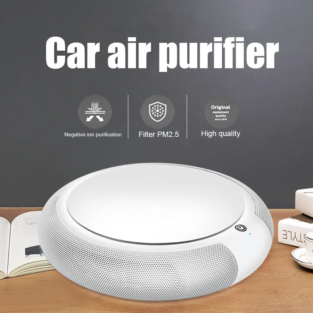 

Ionizer Air Purifier Negative Ion Generator Air Cleaner Formaldehyde PM2.5 Smoke Dust Odor Removal For Home Car