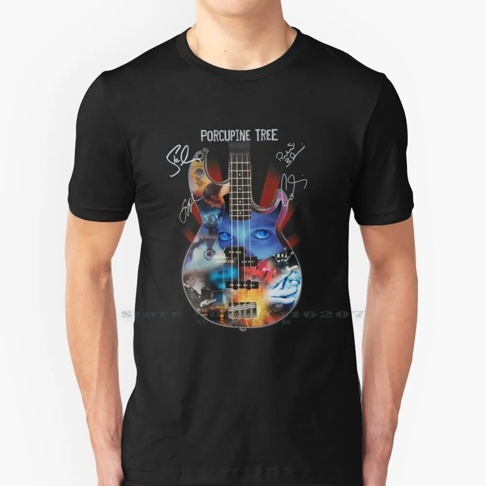 Porcupine Tree.Rock Band Guitar Signature T Shirt Cotton 6Xl Porcupine Tree Chitarra Band Music