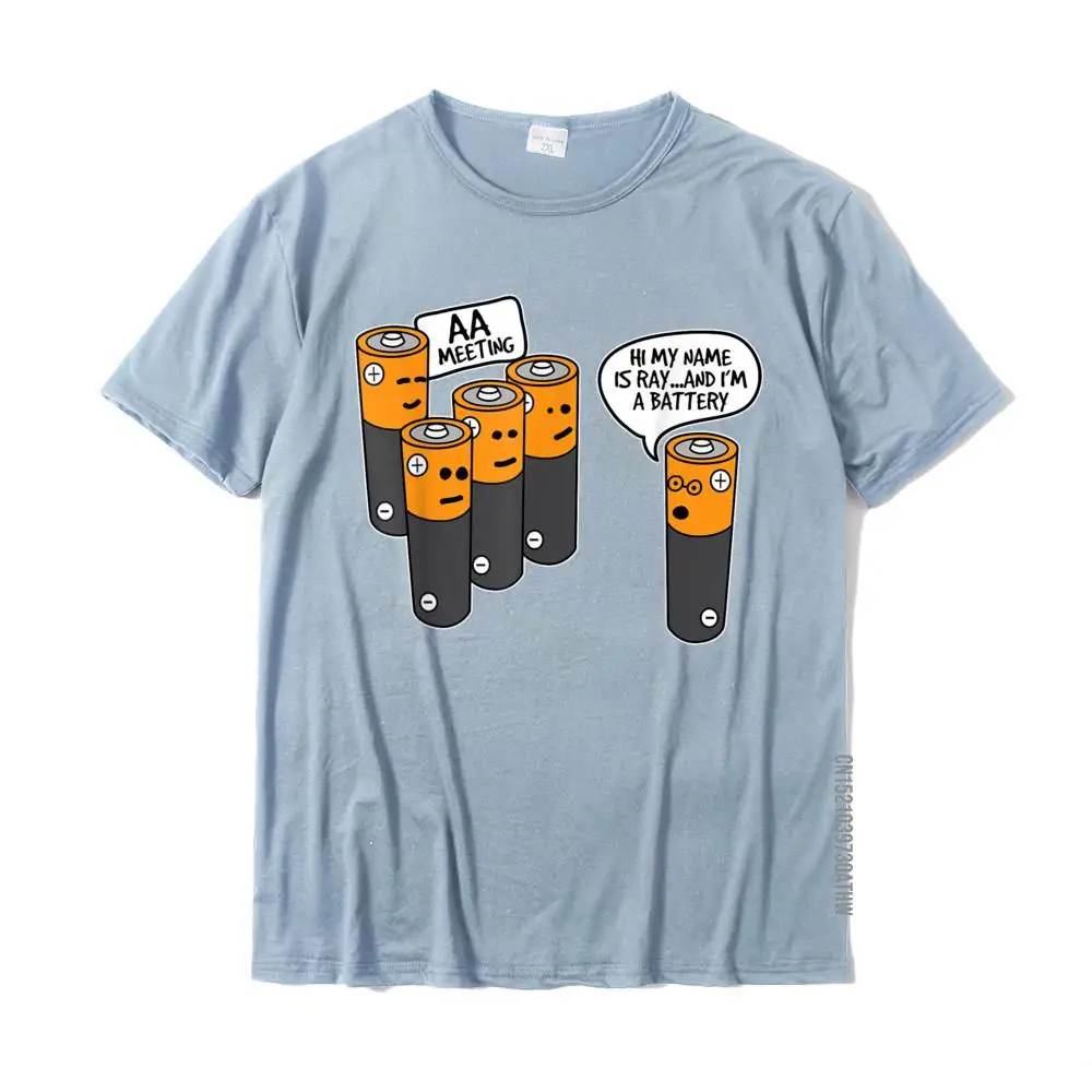 Geek T Shirt Dominant O Neck Casual All Cotton Youth Tops & Tees Print Short Sleeve Tops Shirts Drop Shipping AA Alcoholic Battery Meeting Novelty Funny T Shirt Gift__MZ19423 light
