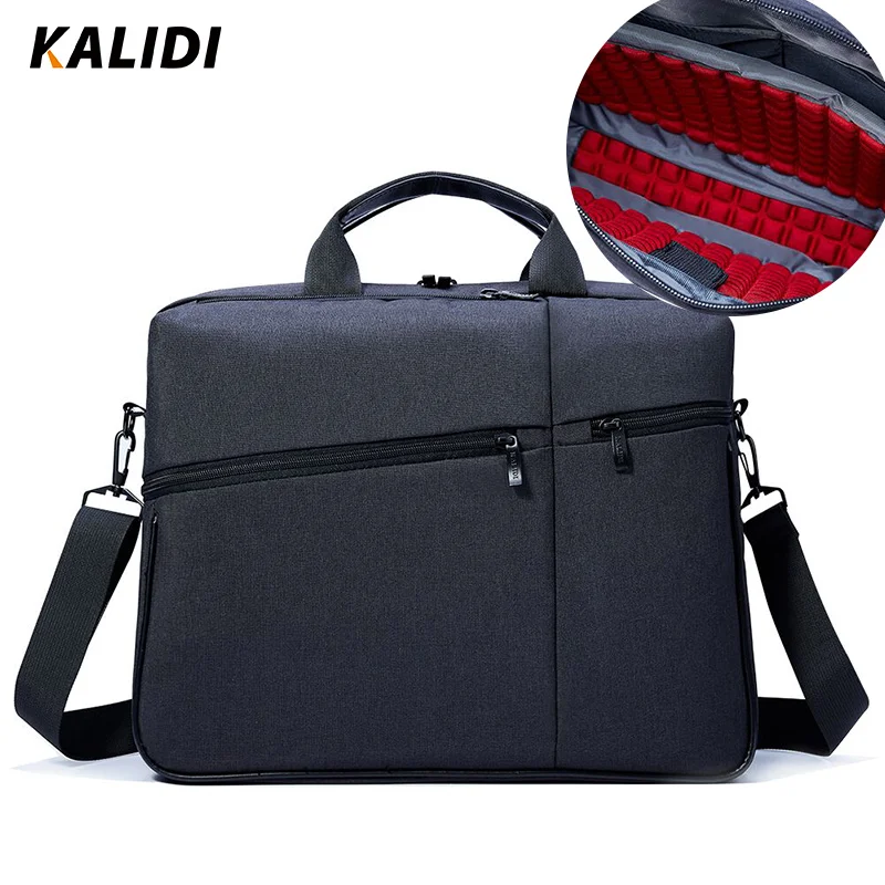 Сумка KALIDI для ноутбука 15 6 дюйма сумка через плечо компьютера портфель мессенджер