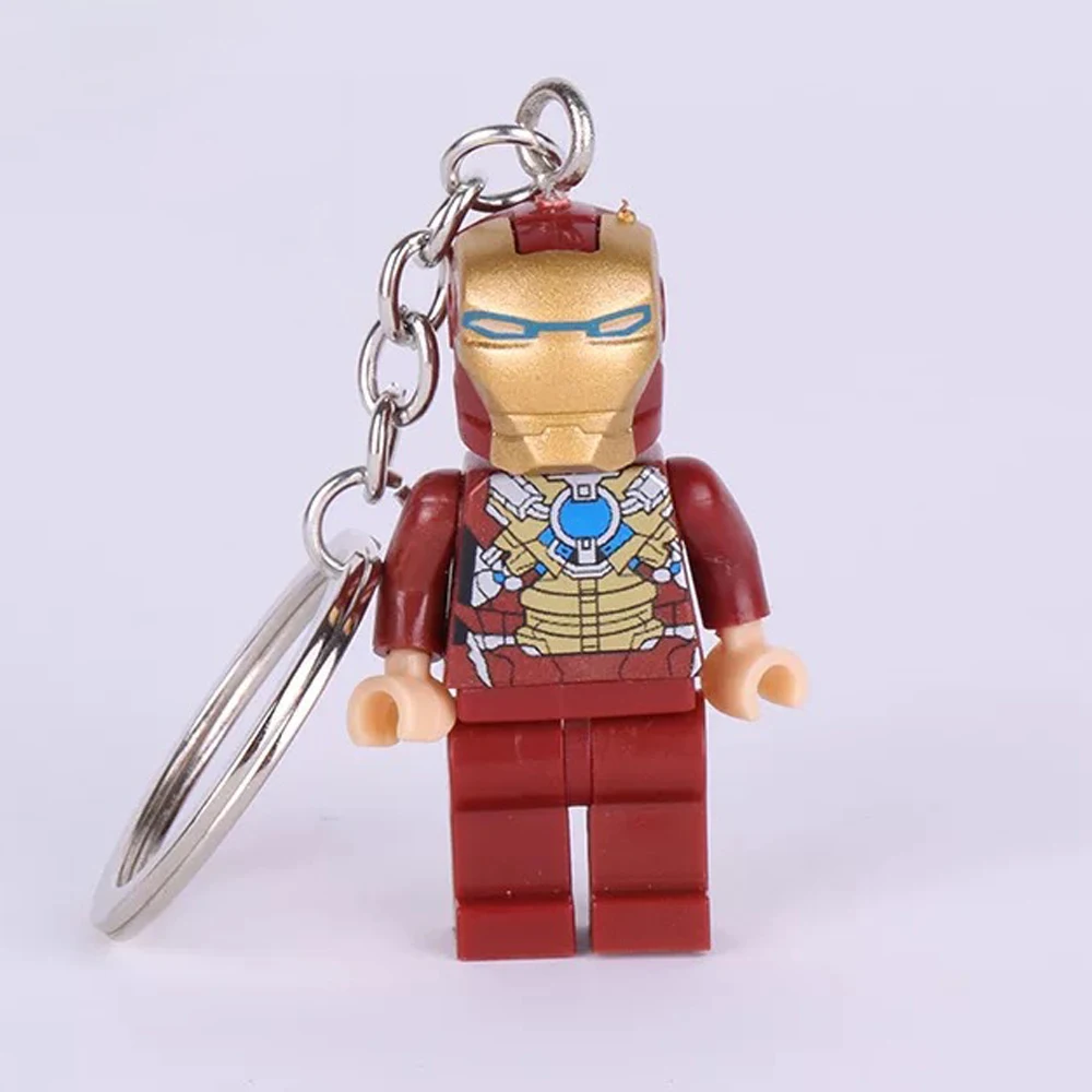 

Spiderman Bricking Block Toy Buzz Building Block Bracelet Bangles Kids Keychain Keyring Keyholder For Kids Gift Girl Jewelry