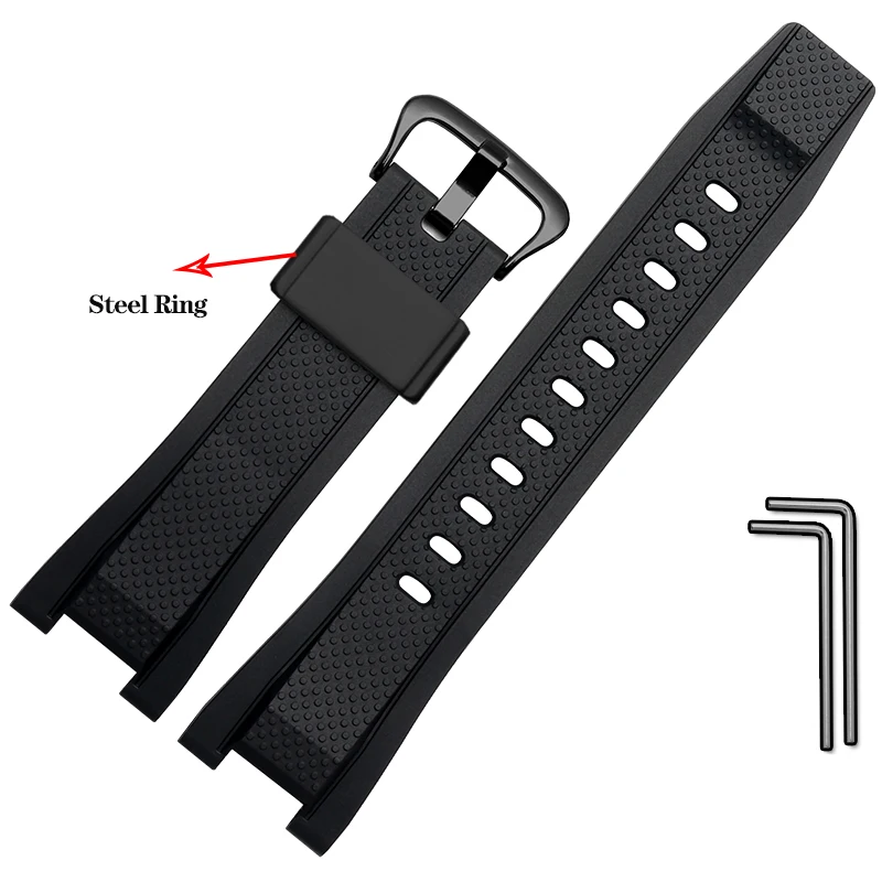 Durable Waterproof Silicone Watchband - Premium Rubber Strap