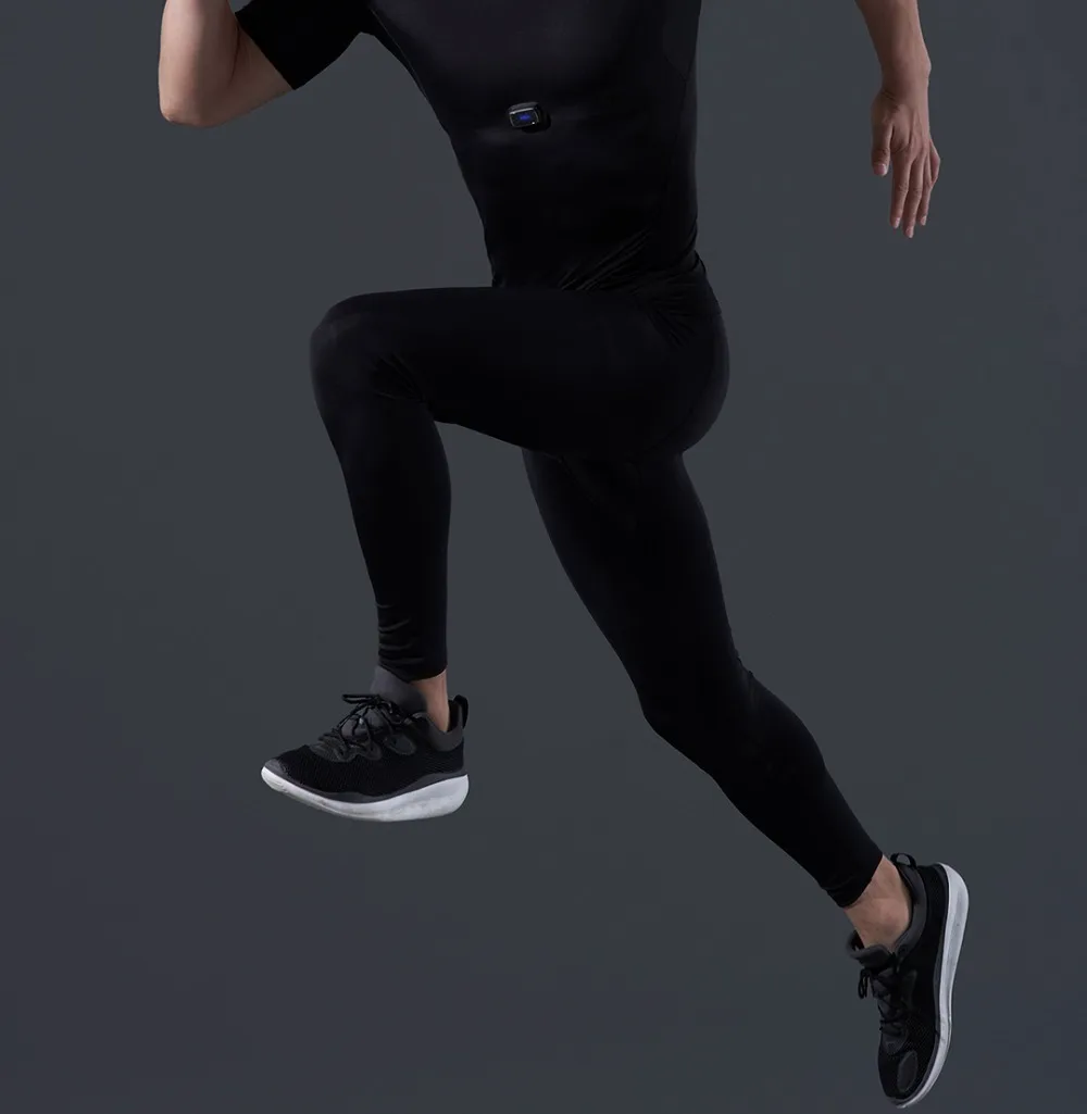 Xiaomi Zaofeng Спортивная рубашка с умным чипом высокая эластичность давление SensElast 3D кроп Обнаружение пульса потребление калорий