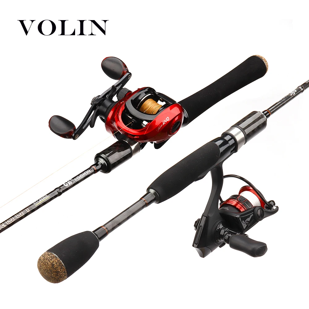 

Volin NEW Trout Fishing Rod UL Action Sensation 6'3 6'6 Spinning Rod Casting Rod Solid Tip 1.91m 1.98m Middle Fast 0.6-8g/10g