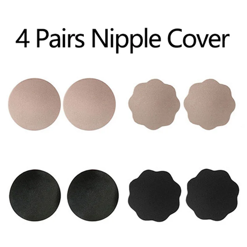 

Reusable Women Breast Petals Nipple Cover Invisible Covers Petal Adhesive Strapless Backless Lift Bra Pad For Party Weding Dress