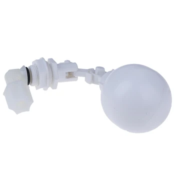 

1pc Plastic Float Ball Valve Shut Off Automatic Feed Fill Fish Tank Aquarium Water