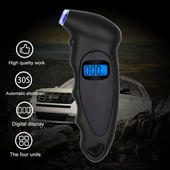 

2020 1pc LED Backlight Digital Tire Pressure Gauge Bicycle Car Tire Diagnostic Tool Car Accessory LCD Backlight Air Tester Meter