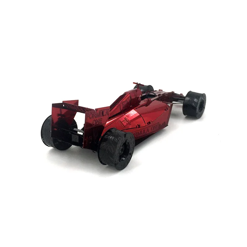 F1 гоночная цветная живопись автомобиль 3D Металлические Головоломки наномодели