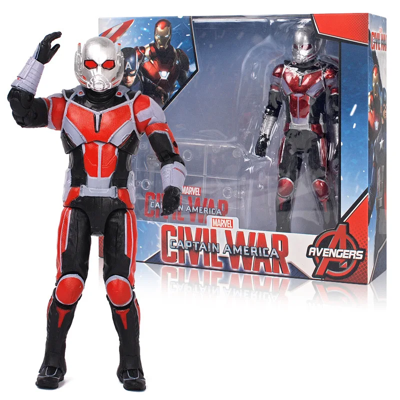 Ant-Man with Package Marvel Мстители эндшпиль Железный человек паук Железный человек танос Тор Халк Капитан Америка фигурка игрушки для детей мальчиков - Цвет: Ant-Man with Package