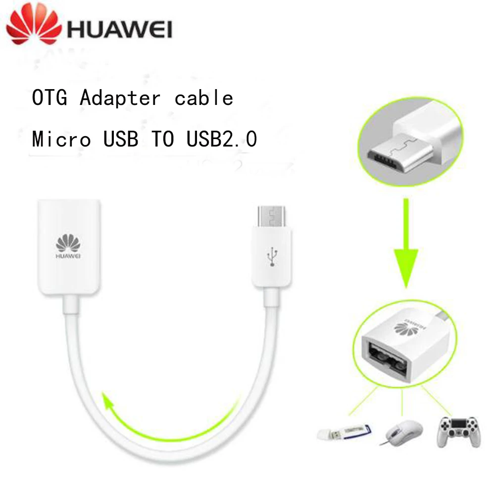 Original Huawei Micro Usb Otg Cable Adapter Cord For Huawei P6 P7 P10 Lite Honor 8x Y9 Y7 Y6 Nova 3i 2i Android Letv Tablet Pc Phone Adapters Converters Aliexpress