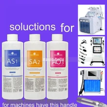 Горячая Распродажа, аппарат для лица Hydra, AS1 SA2 AO3, раствор для пилинга Аква, 400 мл в бутылке, сыворотка для лица Hydra для нормальной кожи