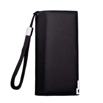 

2020 New Fashion Men's Wallet Zipper Multifunction Clutch Long Wallet Large Capacity Men Mobile Phone Bag Card Case Luxury Purse