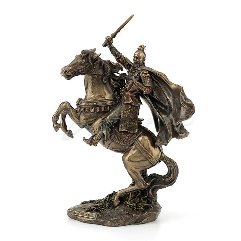 WU CHEN LONG Hot Creative Romance of Three Kingdoms Characters Statue Cao Art Sculpture Home Decoration Birthday Gift R2313 | Дом и сад