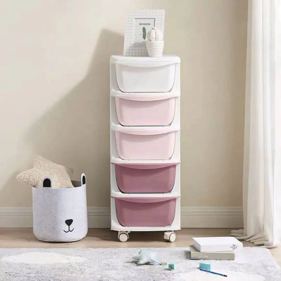 Toy Storage Organizer for Kids, Multi-Purpose Storage Bins with 3-Tier  Design and 6 Removable Plastic Bins, Classroom Storage Cabinet for Playroom  Daycare Bedroom, Pink 