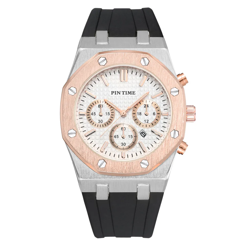 Pintime Siliconen мужские часы топ Merk Luxe Quartz Klok Kalender Militaire Horloge Mannen Sport Relogio Masculino