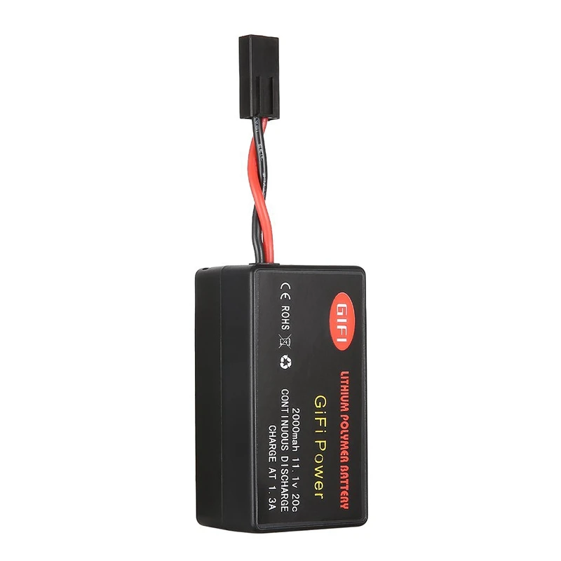 Литий-полимерный аккумулятор 2000Mah 11,1 V 20C 22.2Wh для квадрокоптера Parrot Ar. Drone2.0