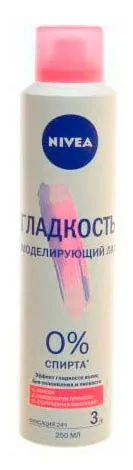 Лак для волос Nivea «Гладкость», моделирующий, 250 мл