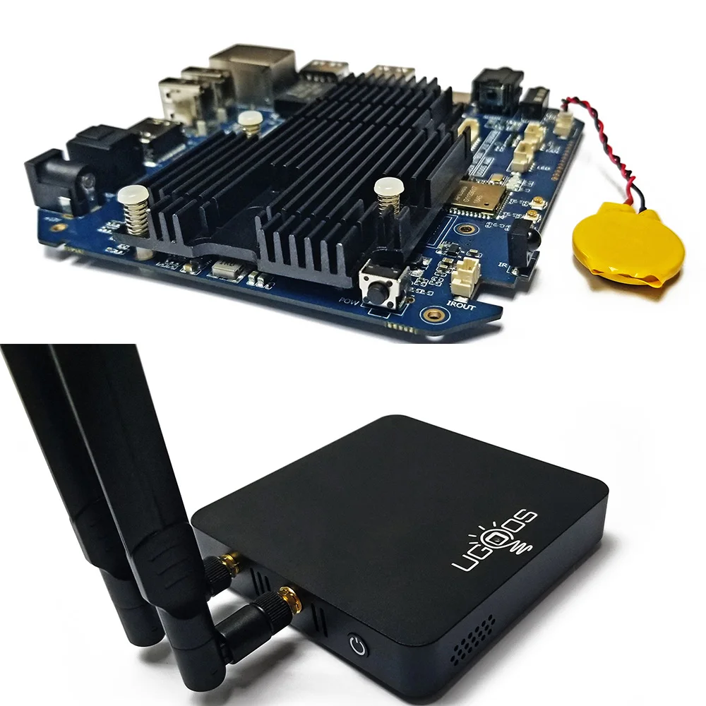 Android 9,0 ТВ приставка Ugoos AM6 Смарт ТВ приставка Amlogic S922X 2 ГБ/16 ГБ 4K приставка 2,4G 5G WiFi LAN Bluetooth 5,0 HD медиаплеер
