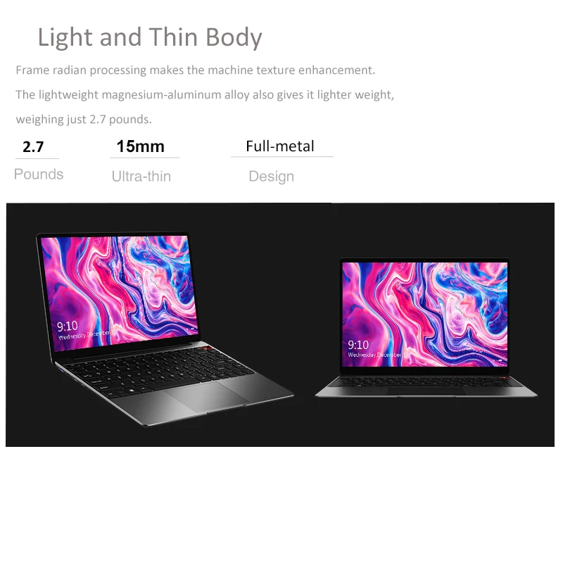 CHUWI Original AeroBook Pro 13.3 inch Laptop Intel Core m3-8100Y Dual core 8GB RAM 256GB SSD with Backlit Keyboard Metal Cover CHUWI Original AeroBook Pro 13.3 inch Laptop Intel Core m3-8100Y Dual core 8GB RAM 256GB SSD with Backlit Keyboard Metal Cover