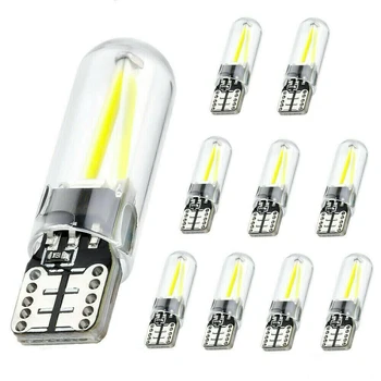 

hot sale W5W T10 COB glass car light 12V 24V-white led auto daytime running light high quality