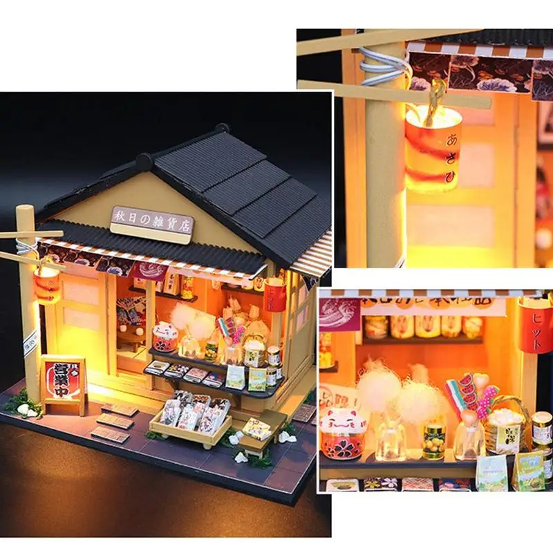 Japanese Grocery Store DIY 3D Dollhouse