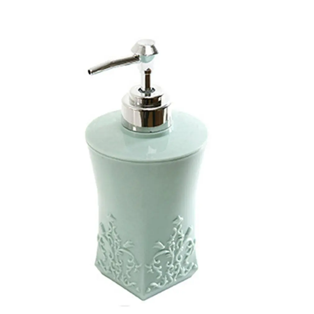 

European Style Hand Sanitizer Bottles Float Carving Liquid Soap Dispenser Simple Shampoo Shower Gel Press Hand Bottle