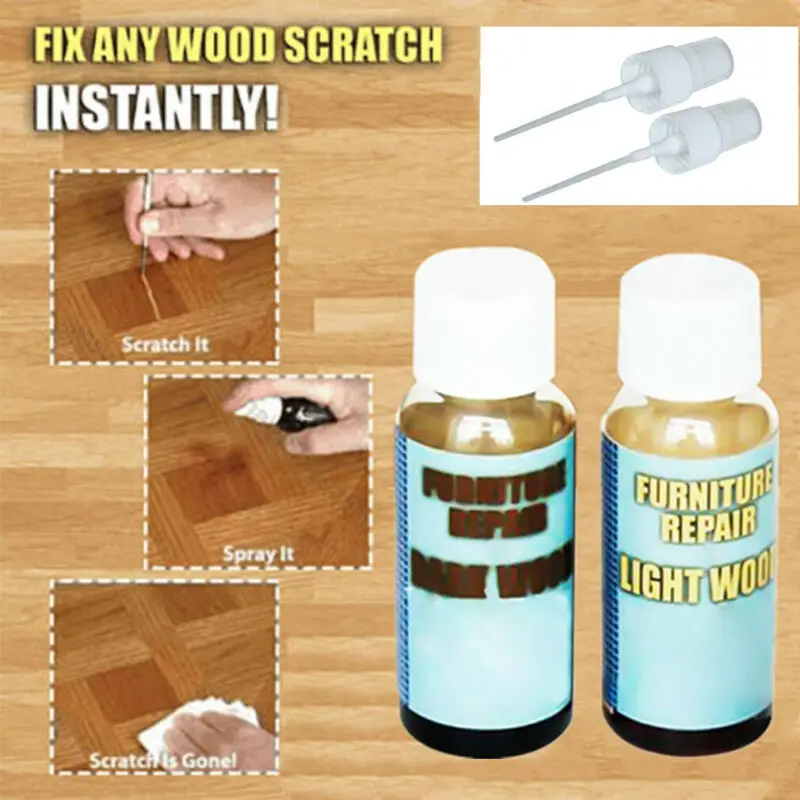 Instant Fix Wood Scratch Remover Set Fix it Wood Scratch Repair Kit Sticks Floor Furniture