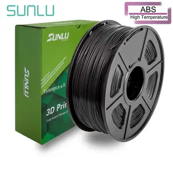 

High Temperature ABS 3D Filament Black Color For 3D Printer 1KG With Spool Non-toxic Material 3.0mm ABS Plus Filament