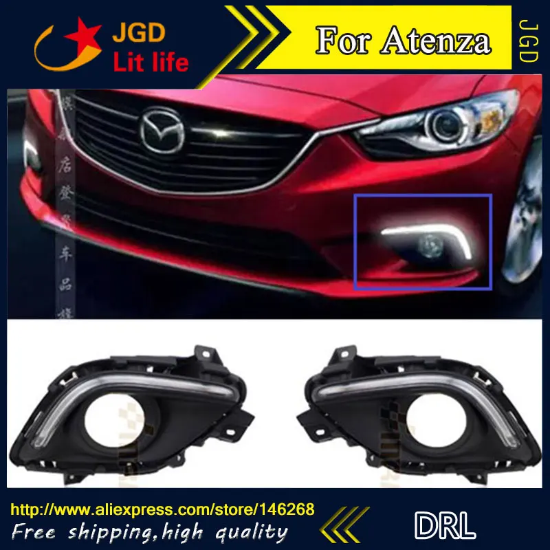 Бесплатная доставка! Дневные ходовые огни для Mazda 6 Mazda6 Atenza 12 В 6000 К|daytime running lights|drl
