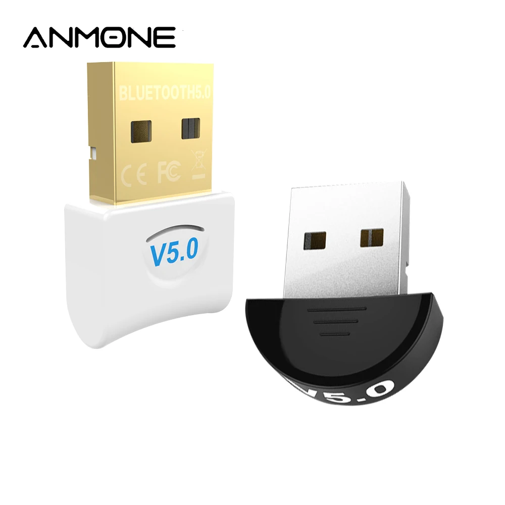 Bluetooth адаптер ANMONE USB 5 0 компьютерный ПК мышь ноутбук ключ беспроводной Wi-Fi аудио