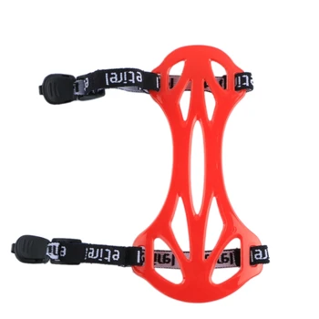 

1Pcs Armguard Bow Hunting Arm Protection Guard W/2-Straps Protector Strong Protection Hunting Accessories Red