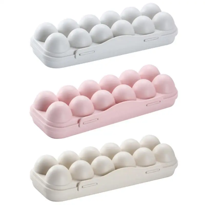 Кухонный лоток для яиц, держатель для яиц, коробка для хранения яиц, холодильник для хранения, барбекю, противоударный держатель для яиц, крышка с замком, контейнер для домашнего хранения