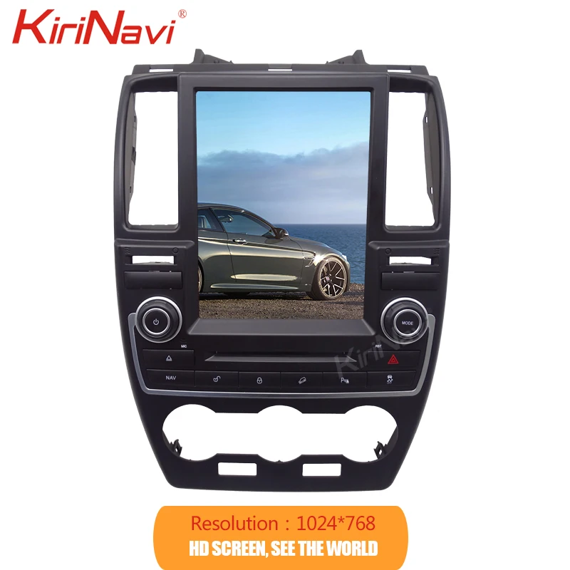 Clearance KiriNavi 6 Core PX6 4+32G Bluetooth Tesla Style Vertical Screen  10.4” Android 8.1 4G WIFI For Land Rover Freelander 2 2007-2015 2
