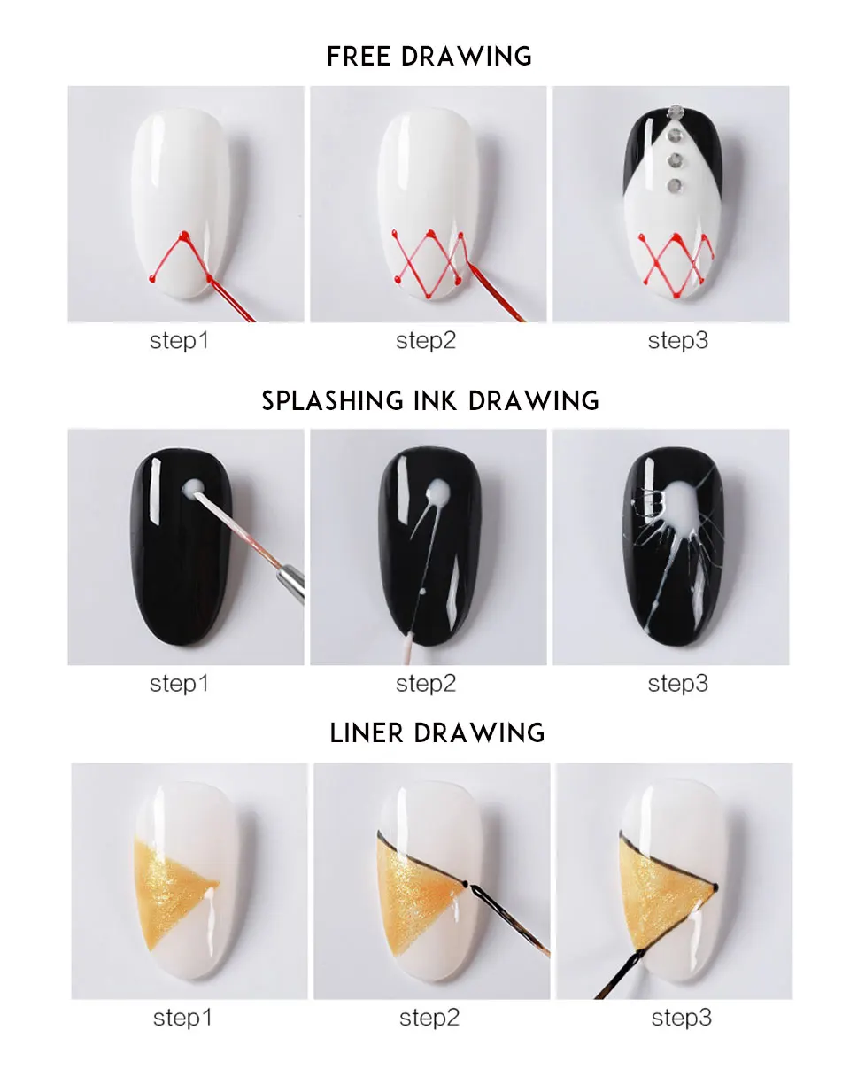 SAVILAND неоновые, флуоресцентные гелевые ногти-паук 13 цветов, креативная проволочная линия, УФ-гель для ногтей для творчества, гелевая краска, дизайн ногтей