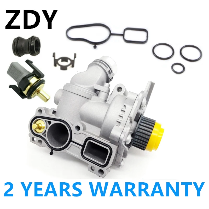 Алюминиевый водяной насос EA888 для Audi A3 A4 Q5 TT VW CC Tiguan Jetta Golf GTI Eos Beetle 06H 121 026 CQ 06H121026DD |