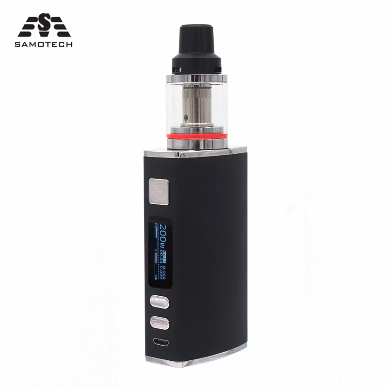 Original SUB TWO 200W TC Box Mod Kit 4500mah build-in battery with 2 style tank vapor kit electroni