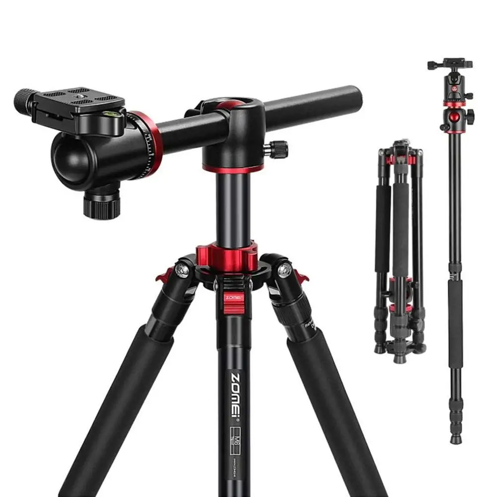 

Camera Tripod Ball Head Tripod Professional Tripods 4 Section With 360 Degree Ball Head Plate For Camcorder Projector