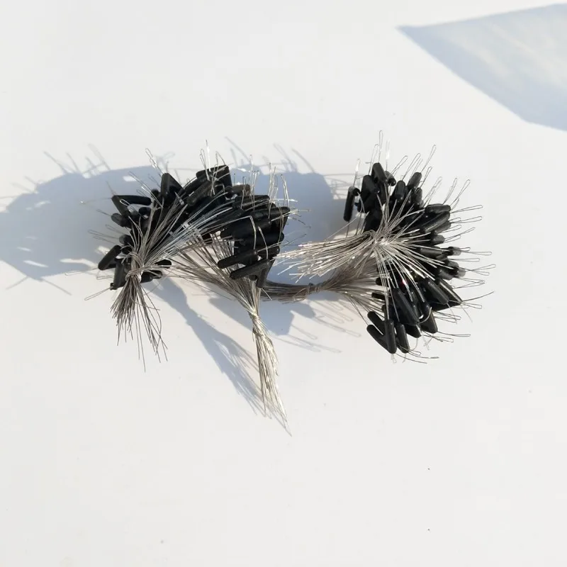 

Contactor device fishing line 100pcs Hot Space bifurcation eight type space bean line swivel tying tool double hooks