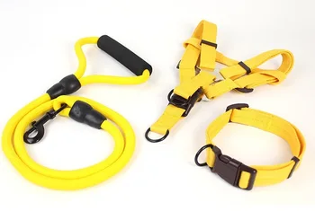 

Pet Dog Traction Neck Ring Chest Back Tape Three Sets Adjustable Nylon Rope Size Dog General