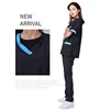 Custom LOGO Pet Shop Groomer Work Clothes Suit Waterproof Anti-static Pet Overalls Salon Barber Hairdresser Apron G1004 2