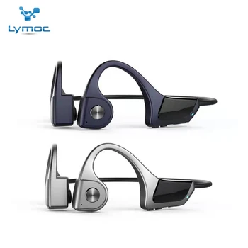 

LYMOC Bone Conduction Wireless Headsets Bluetooth Earphones Non In-Ear HD Mic Noise Cancelling For Car Driving Running Sports