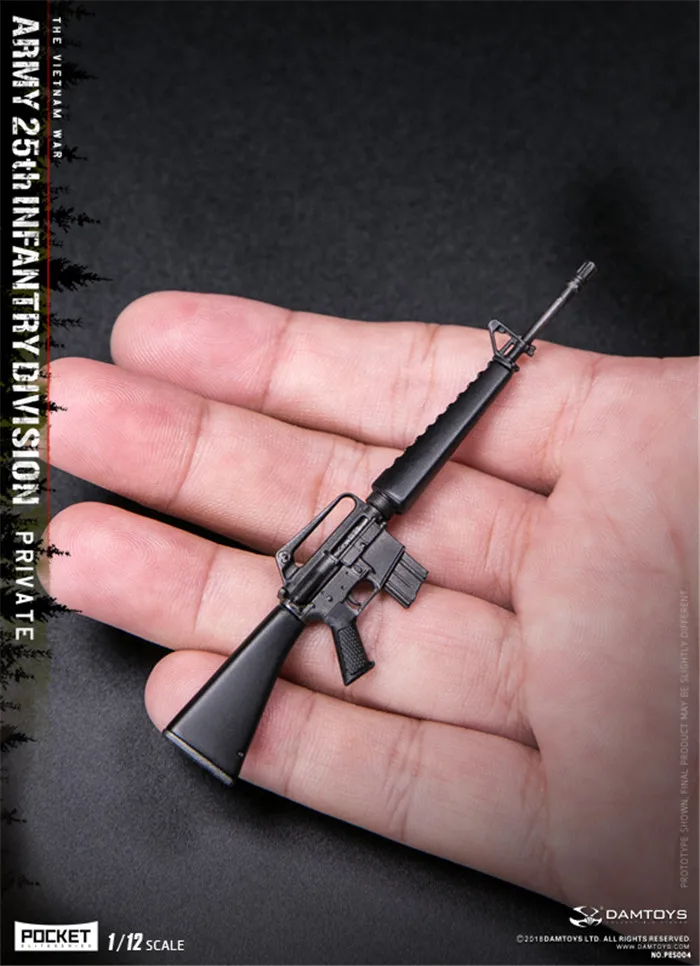 DAMTOYS дамба 1/12 PES004 солдат армии США во Вьетнаме 25 й дивизион частных военных