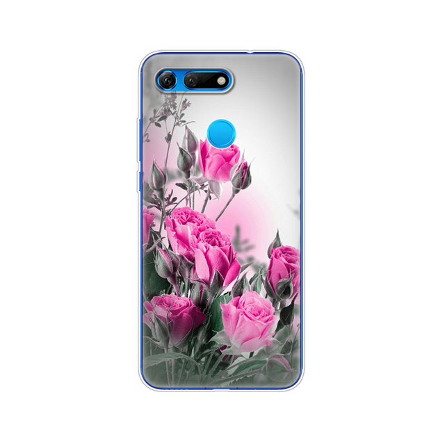 for Huawei Honor View 20 V20 Case TPU Funda Soft Silicone Cover For Honor V20 Capa Cute Animal pattern Silicone Phone