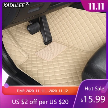 

KADULEE Custom Leather car floor mats for Luxgen 7 SUV 6 SUV U6 U5 SUV 7MPV Luxgen 5/3 foot mats