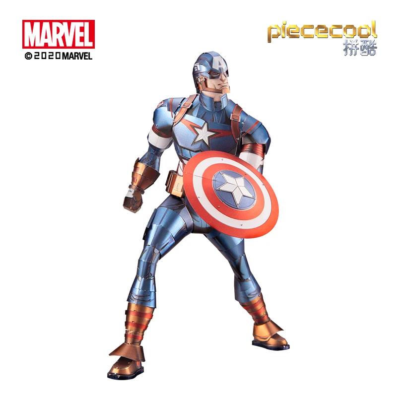 

Piece cool 3D Metal Puzzle Shield warrior Model KITS Educational Puzzle 3D Model Gift jigsaw Toys For Children