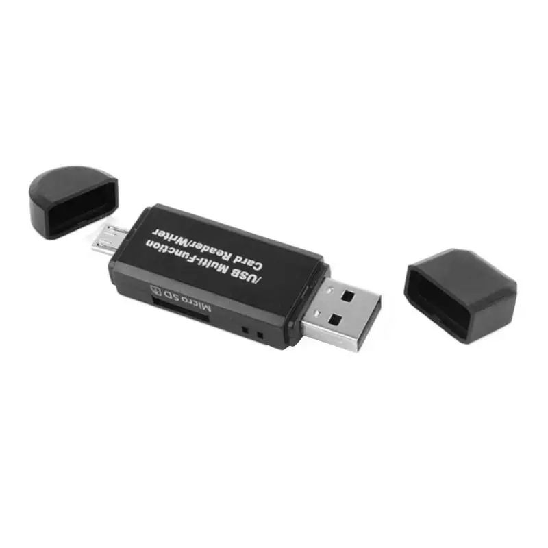 2 в 1 USB+ Micro USB OTG кардридер TF карта памяти многофункциональный высокоскоростной адаптер USB2.0 транспортный протокол