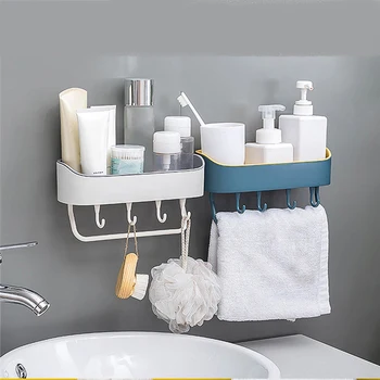 

Zollor Bathroom Rack Storage Box Shower Gel Shampoo Storage Rack Home Decoration Bathroom Storage Rack Accessories Free Punch
