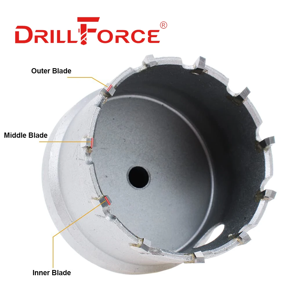 Рисунок 4 - Сверла для отверстий Drillforce 12-200 мм TCT