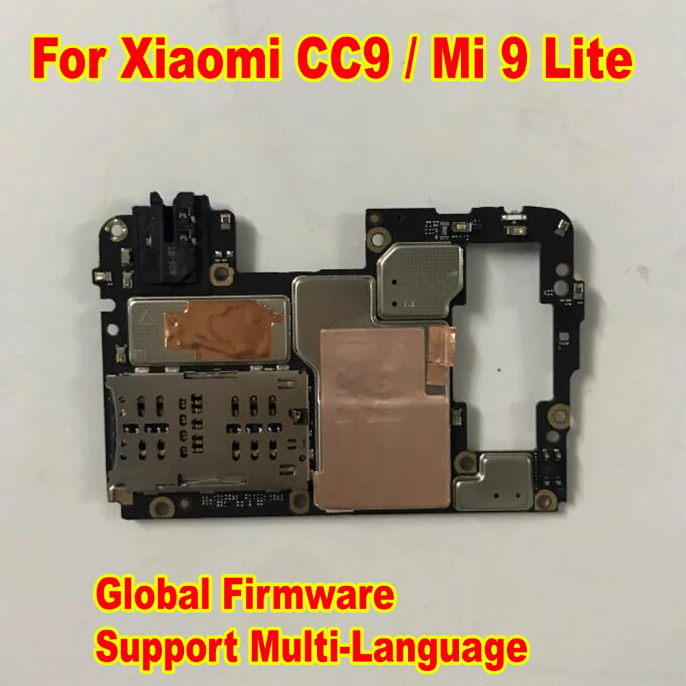 Оригинальная разблокированная материнская плата для Xiaomi Mi CC9 / Mi9 Lite глобальная