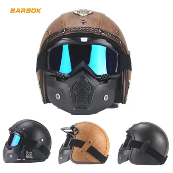 

MTB Motorcycle Helmets Road Racing Downhill Bike Safety Caps with Goggle UV Protection Motocross Helmet Head Protection Men